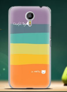 Чехол для Meizu M2 Note M571H  "Радуга" (пластик)-0